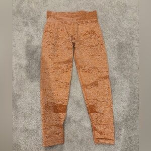 NVGTN Orange Seamless Leggings